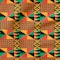 Kente Cotton Fabric Piece by Loops & Threads®